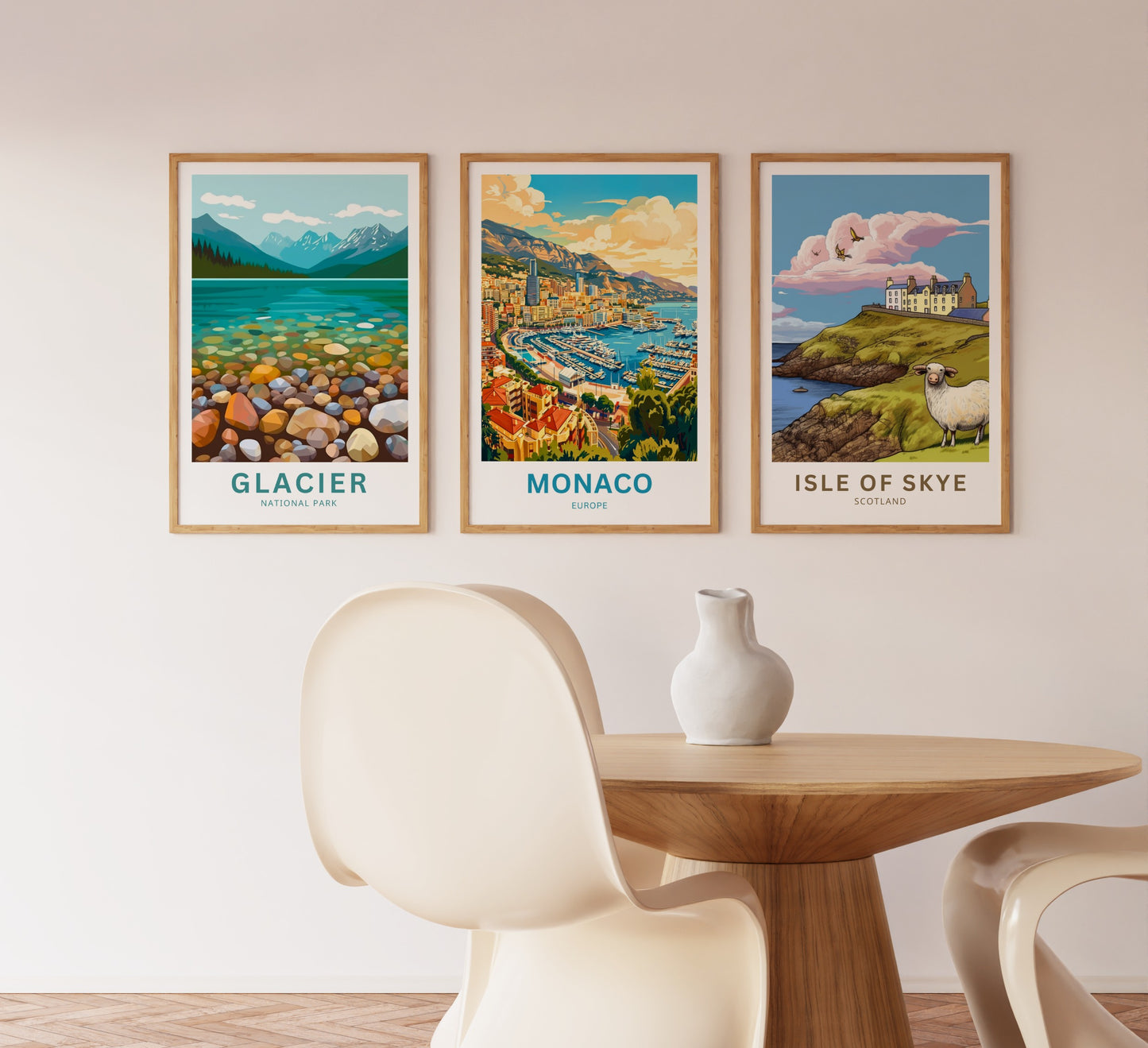 Monaco Travel Poster - Seaside Splendor