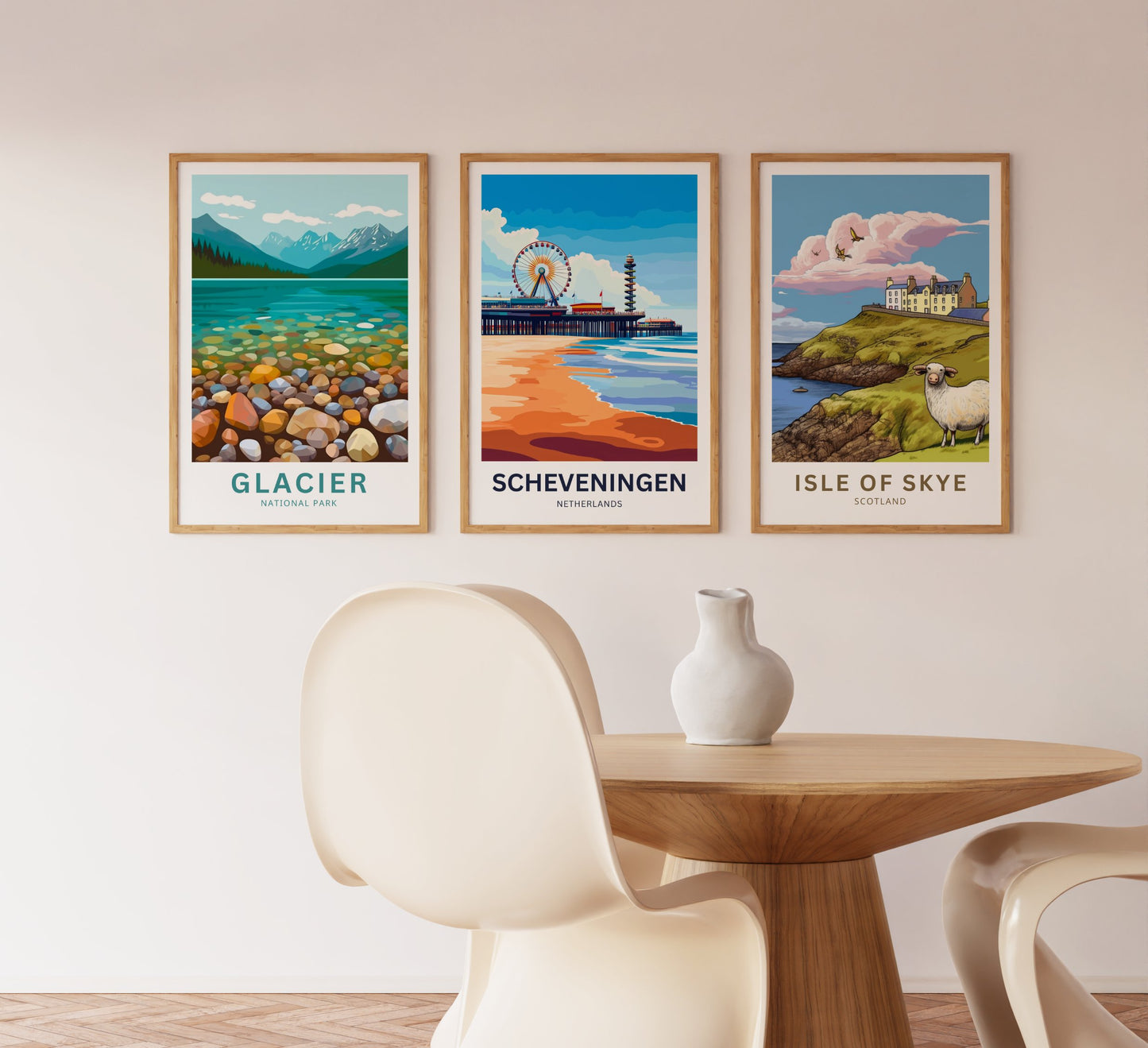 Scheveningen Travel Poster- Netherlands