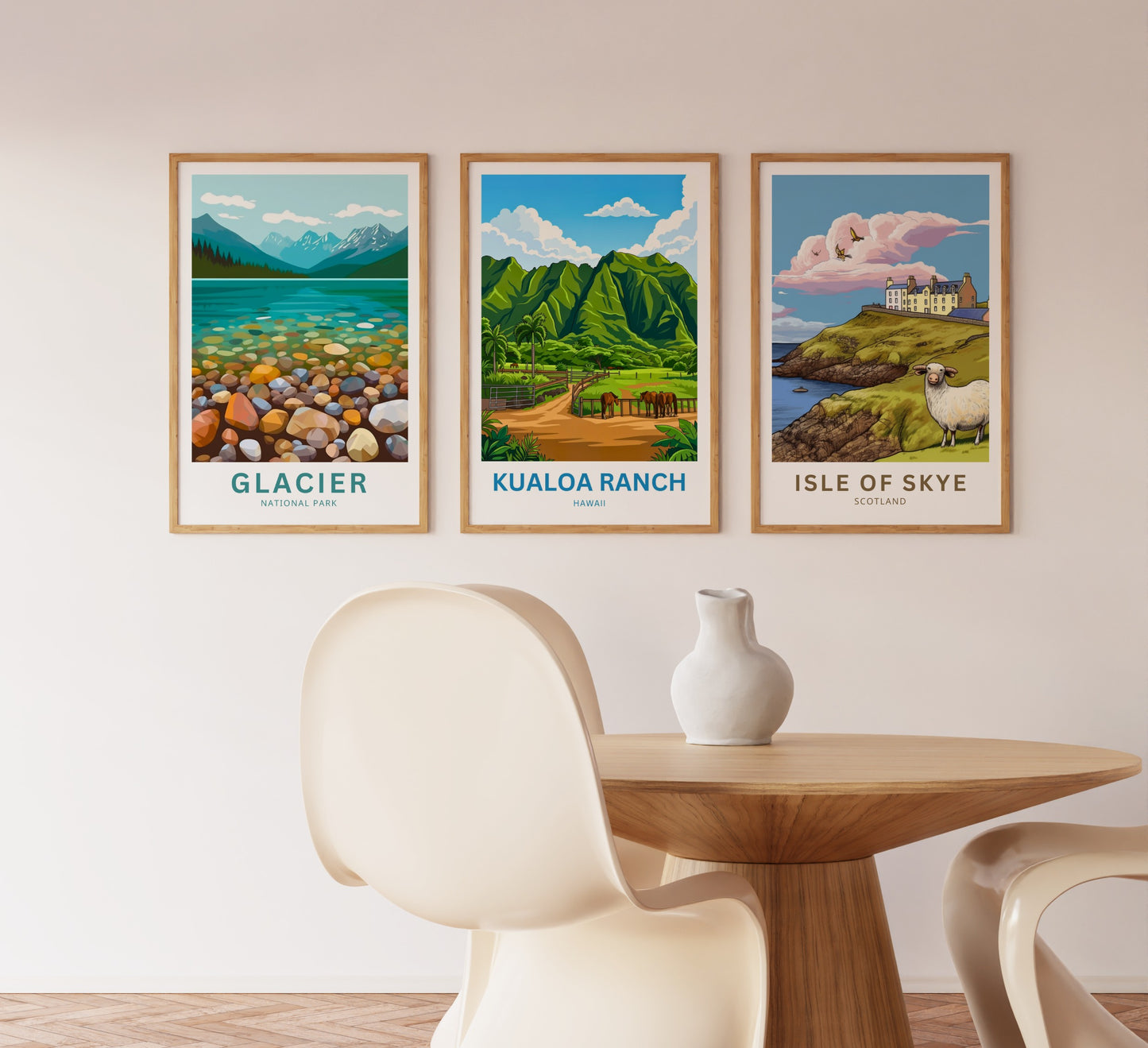Kualoa Ranch Travel Poster - Timeless