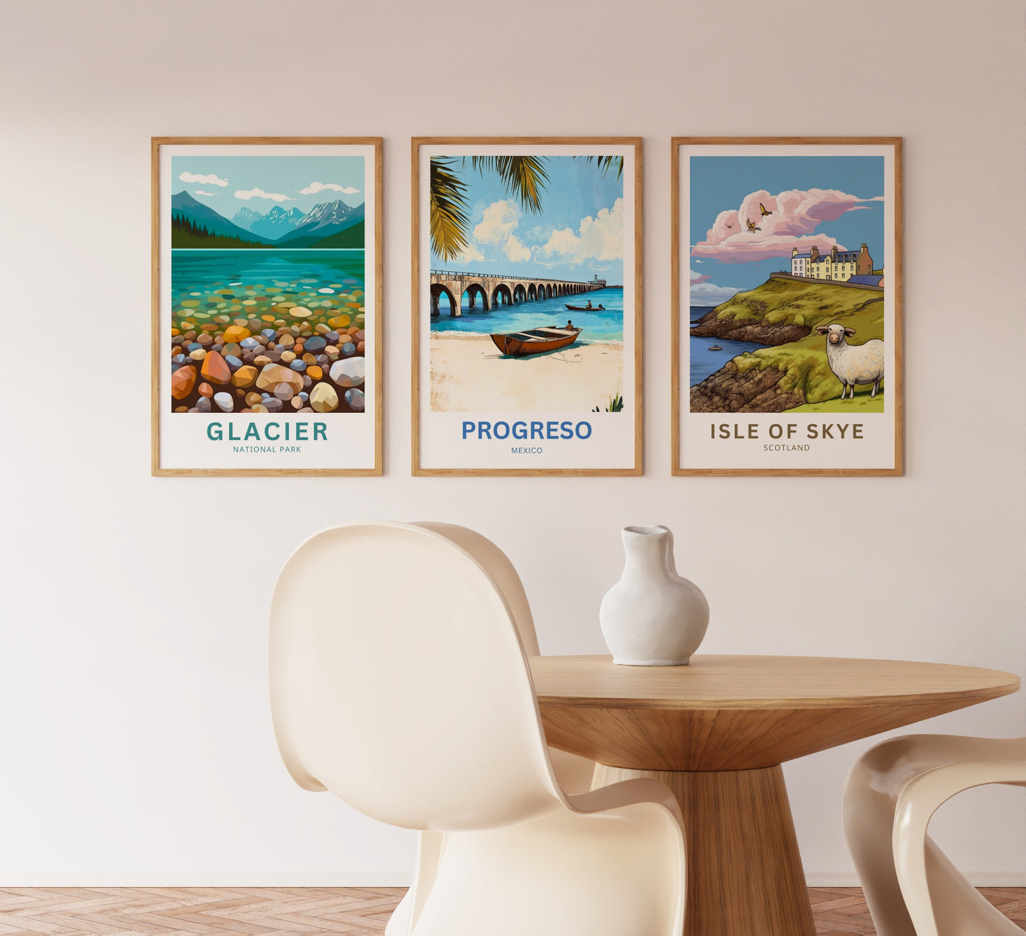 Progreso Travel Poster - Breezes of Mexico