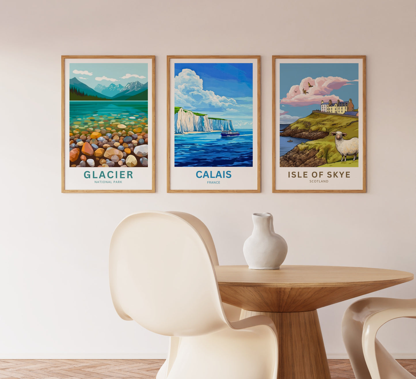 Calais Travel Poster - Sea Journey