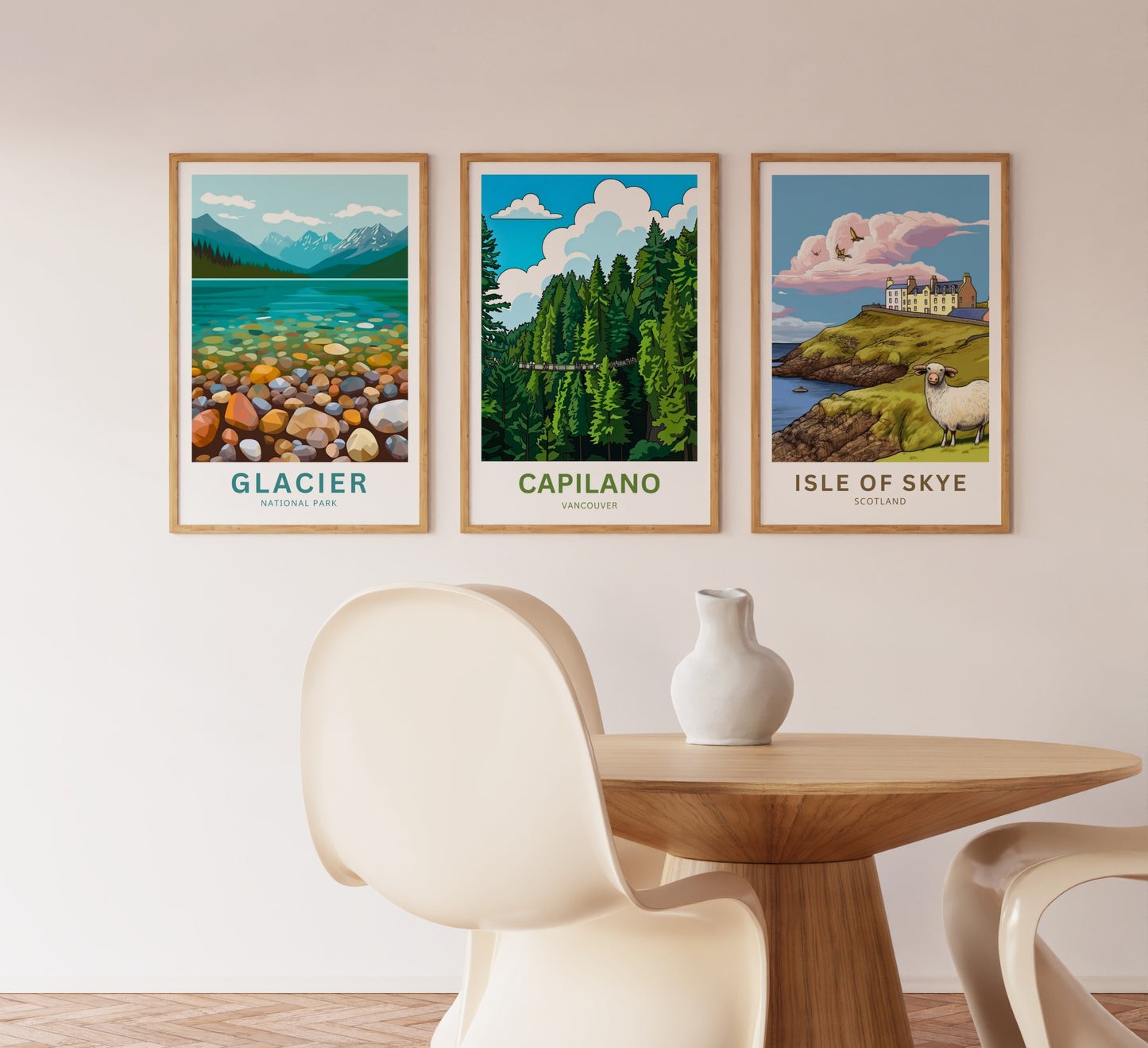 Capilano Suspension Bridge Travel Poster - Bridge of legends