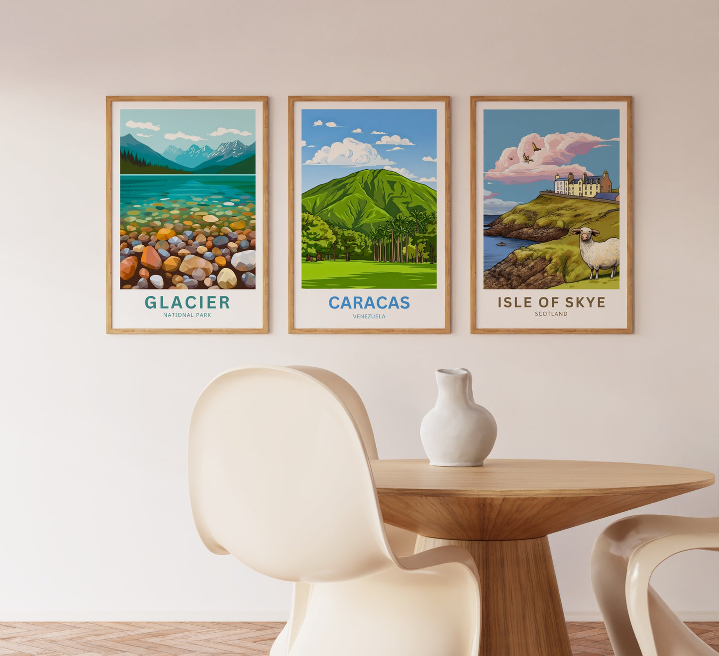 Caracas Travel Poster - Waraira Repano Overlook