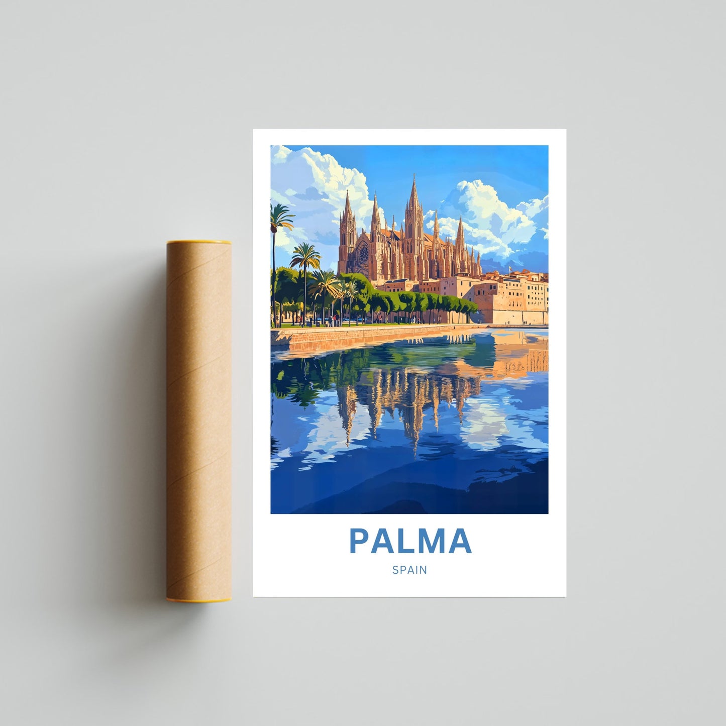 Palma Travel Poster - Palma de Mallorca