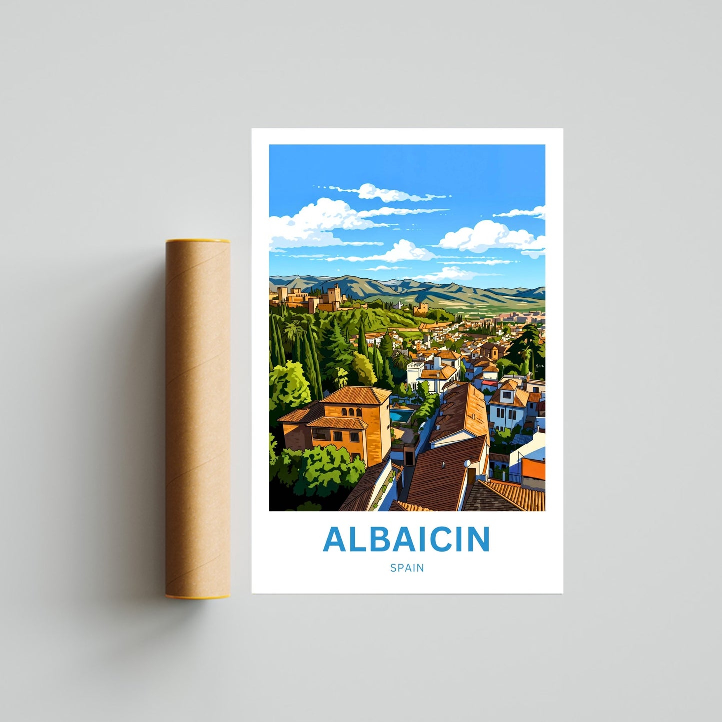 Albaicín Travel Poster - Timeless Views