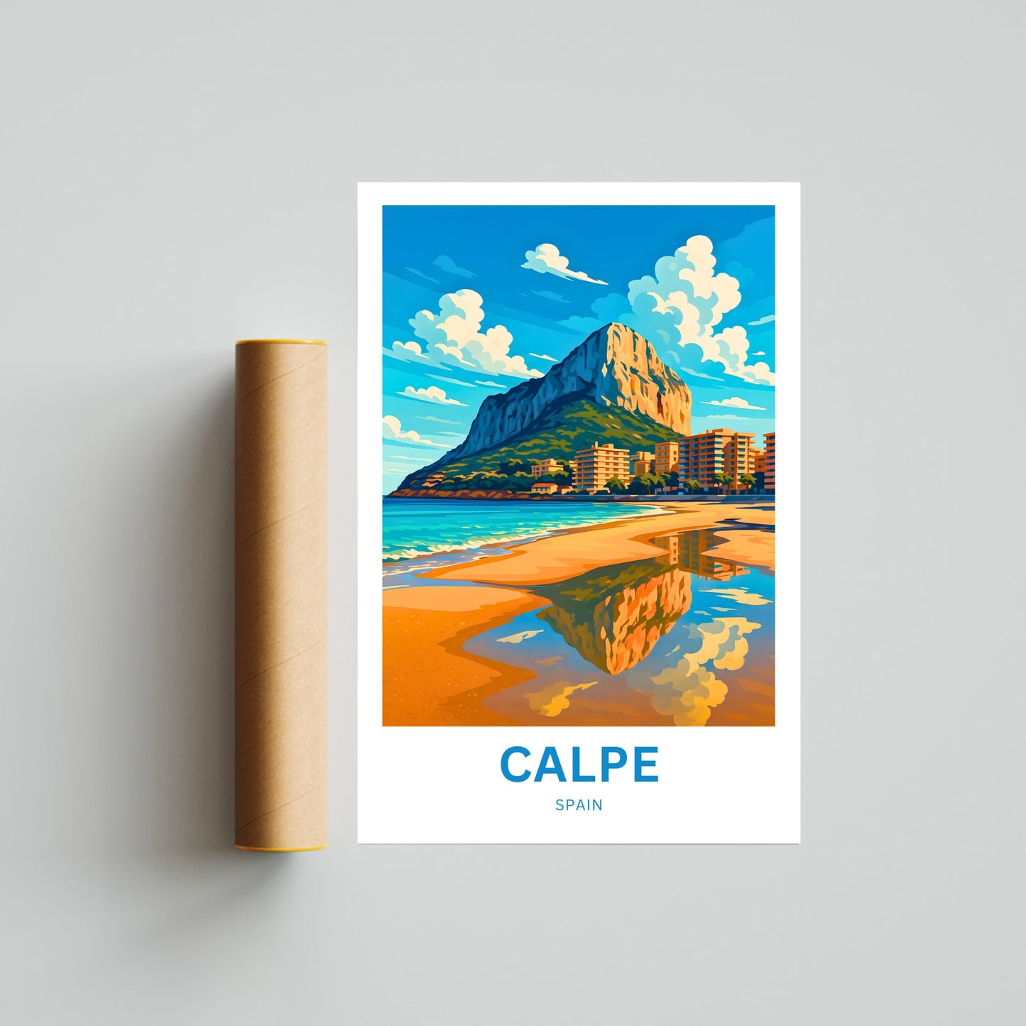 Calpe Travel Poster - Spain