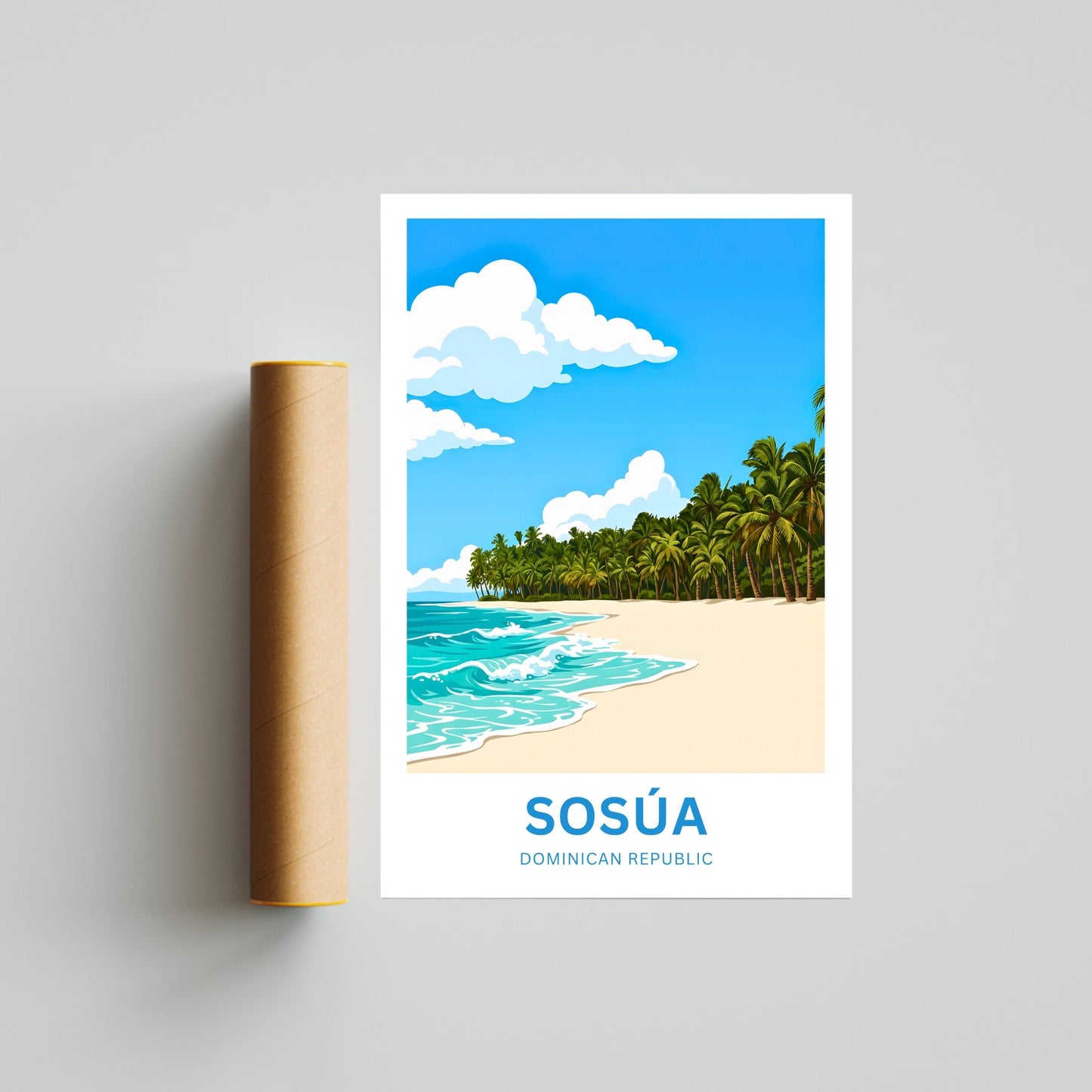 Sosúa Travel Poster - Dominican Republic
