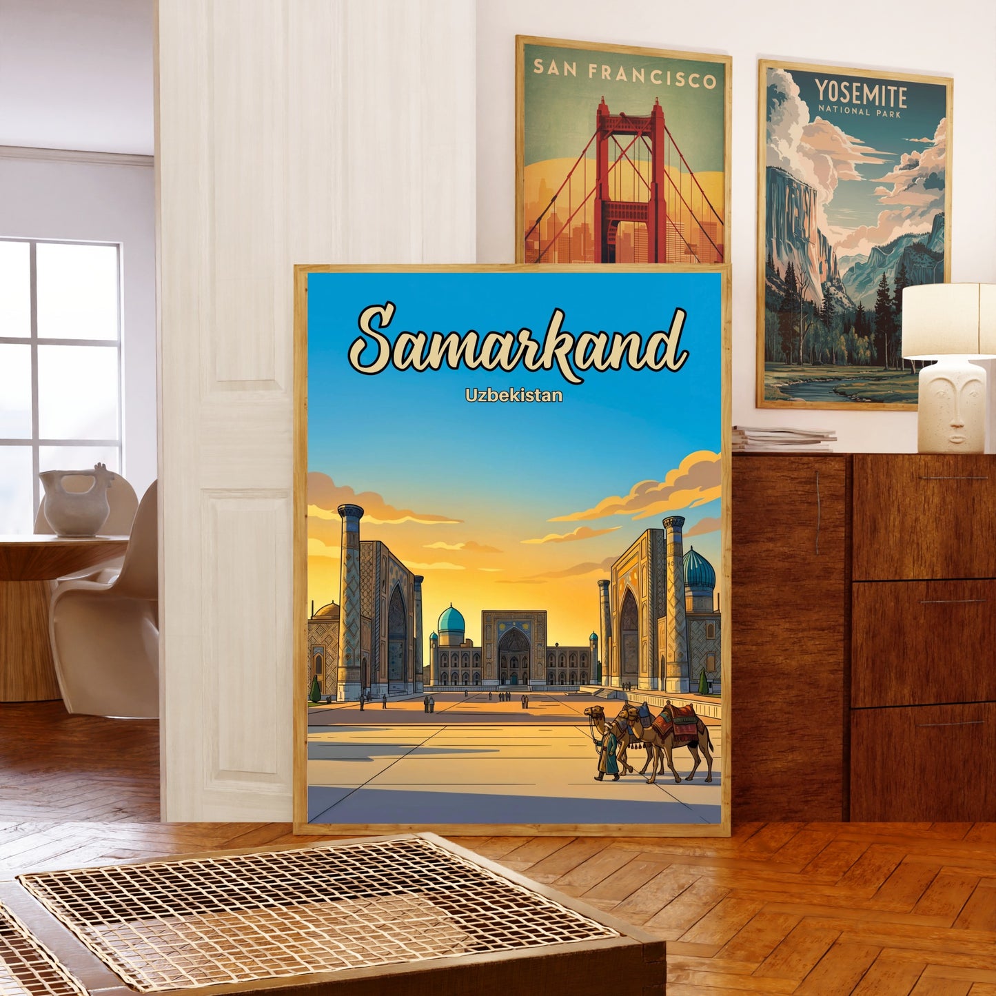 Samarkand Vintage Travel Poster