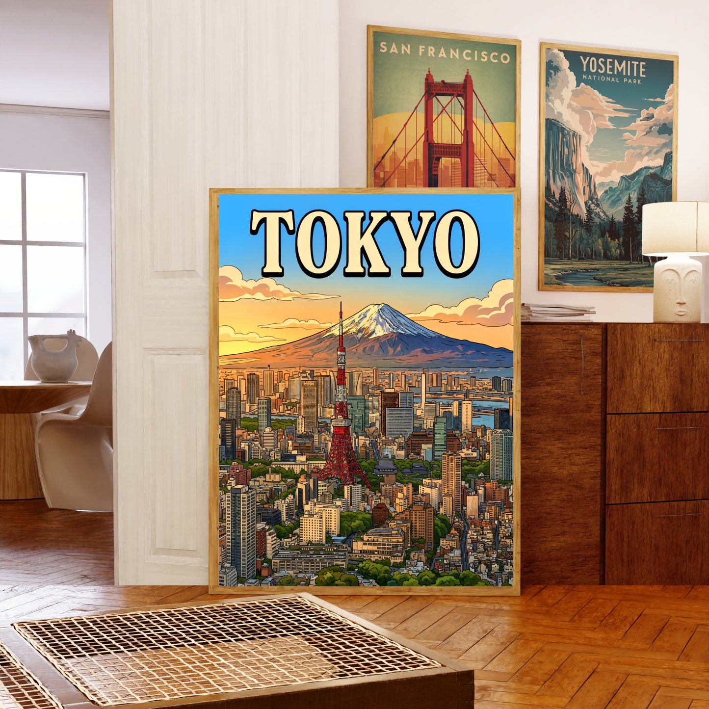 Tokyo Vintage Travel Poster - Japan