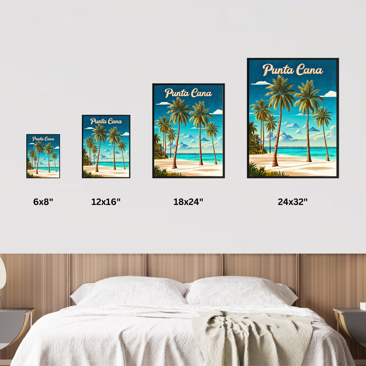 Punta Cana Vintage Travel Poster
