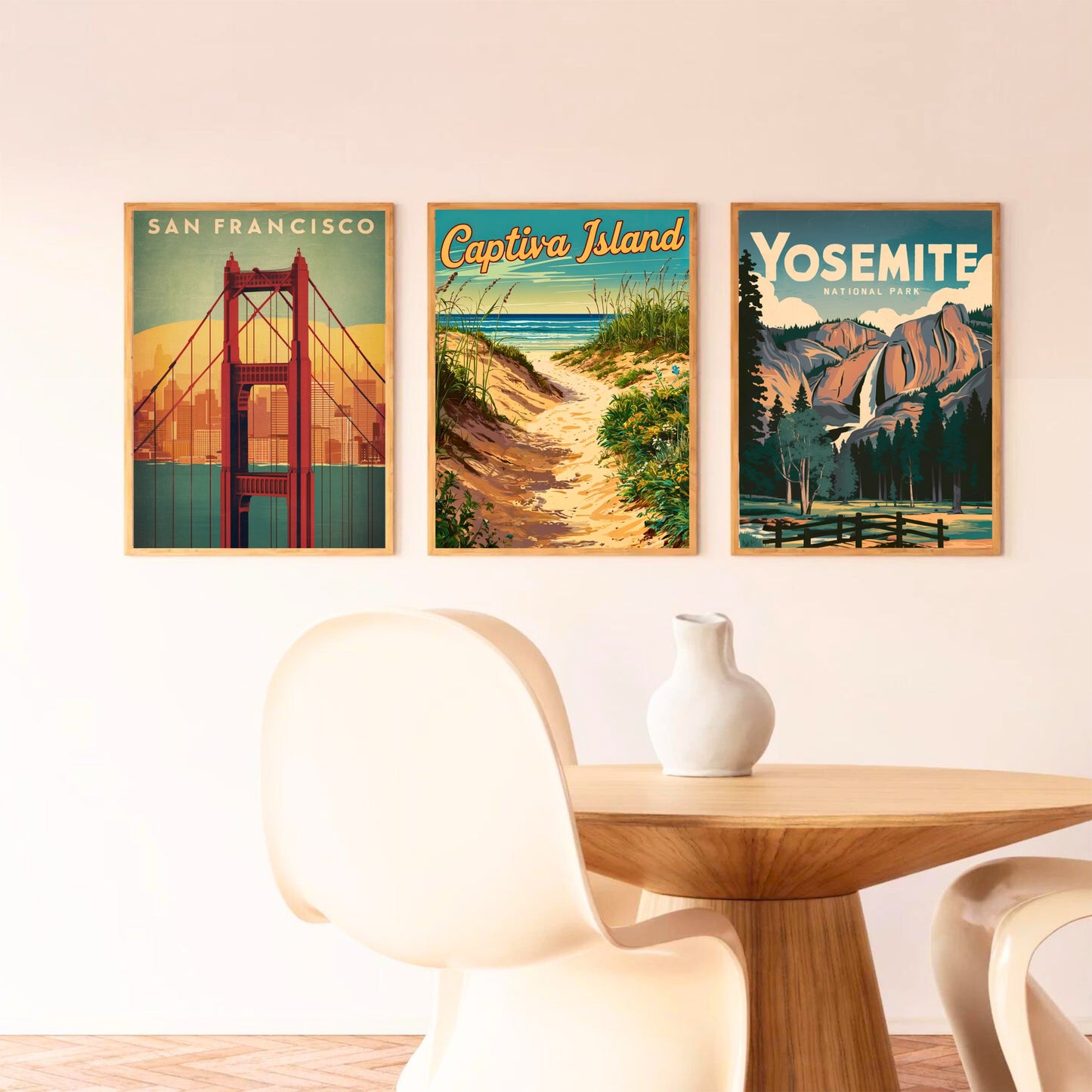 Captiva Island Vintage Travel Poster