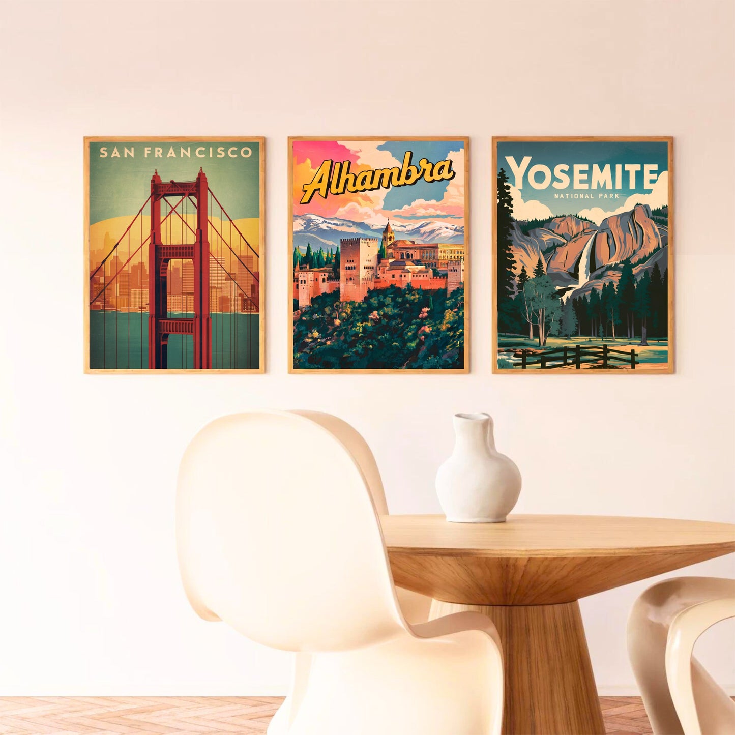 Alhambra Vintage Travel Poster