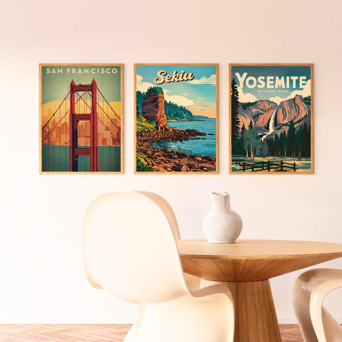Sekiu Vintage Travel Poster