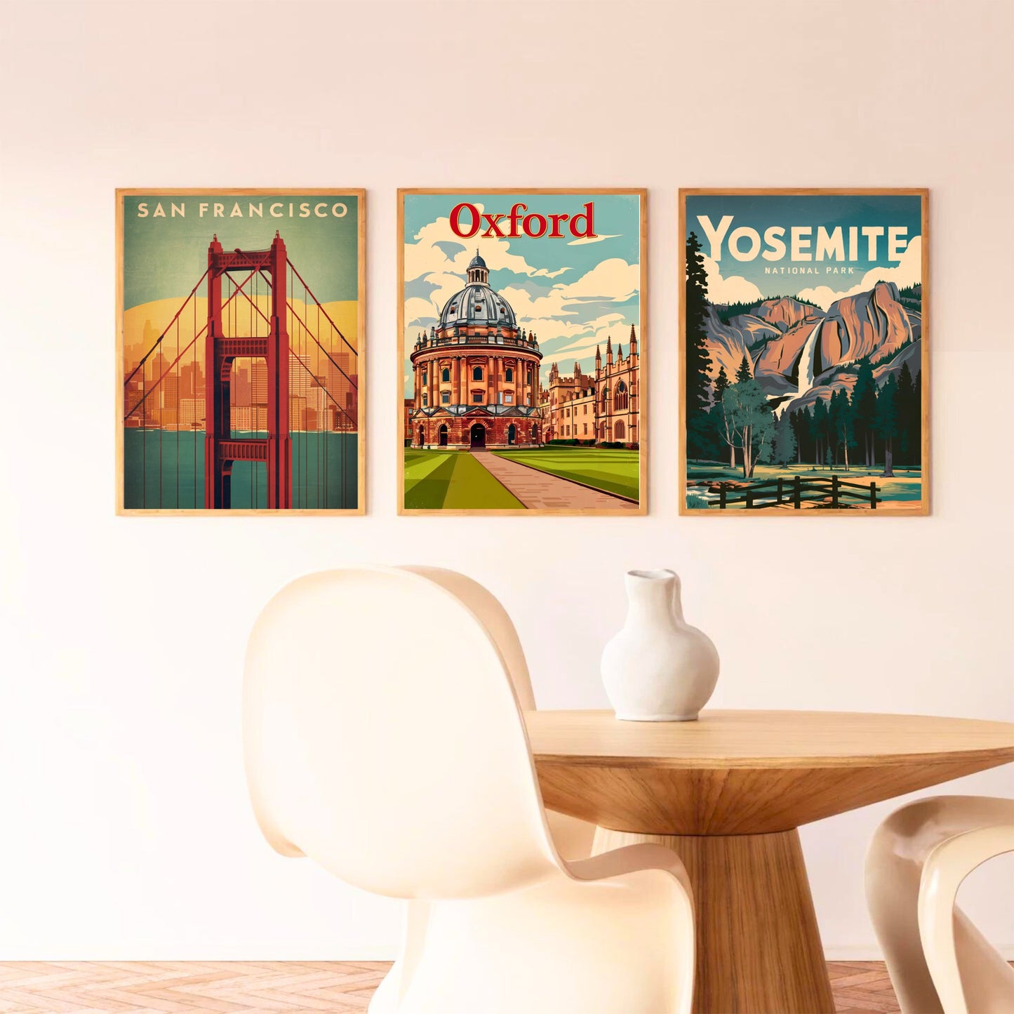 Oxford Vintage Travel Poster