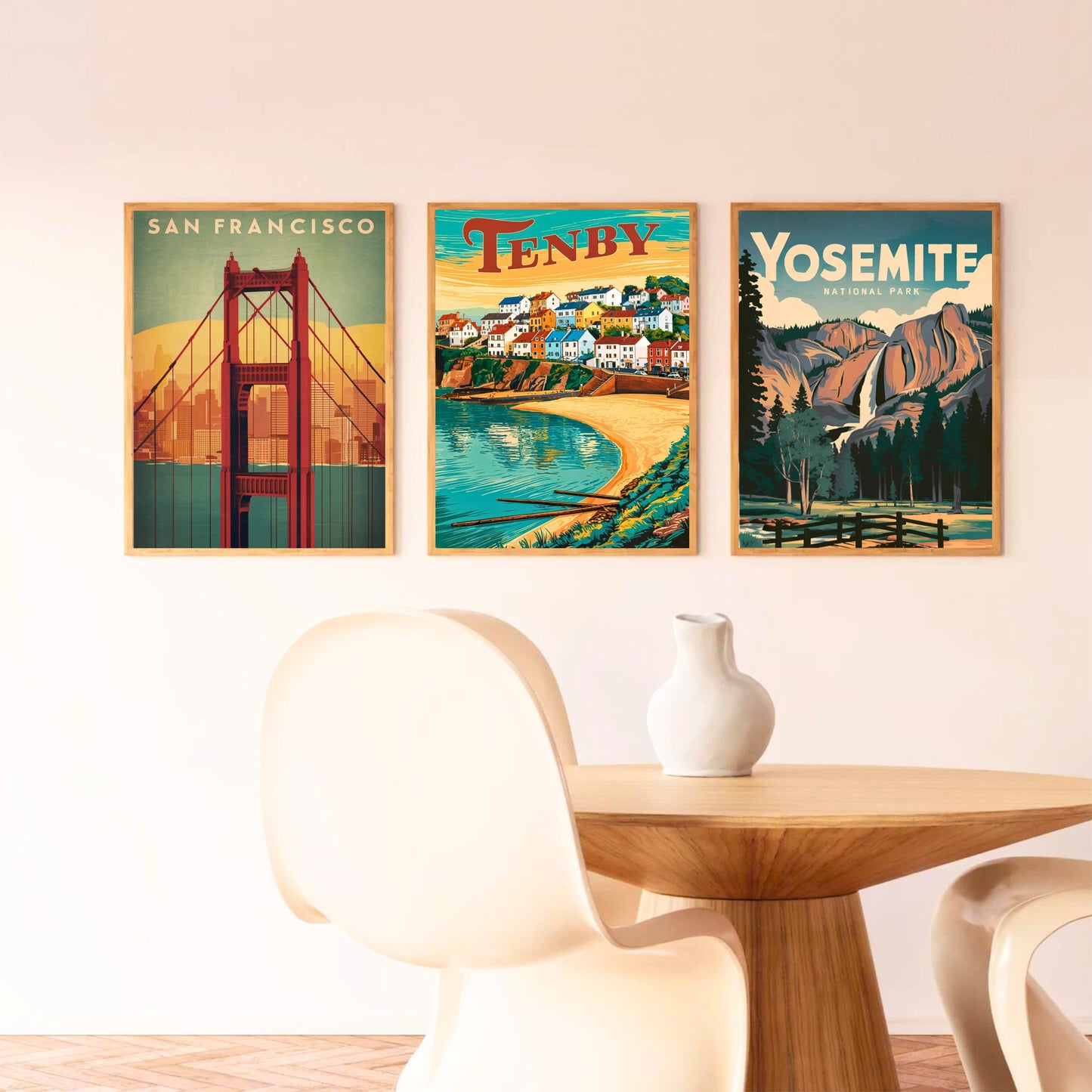 Tenby Vintage Travel Poster