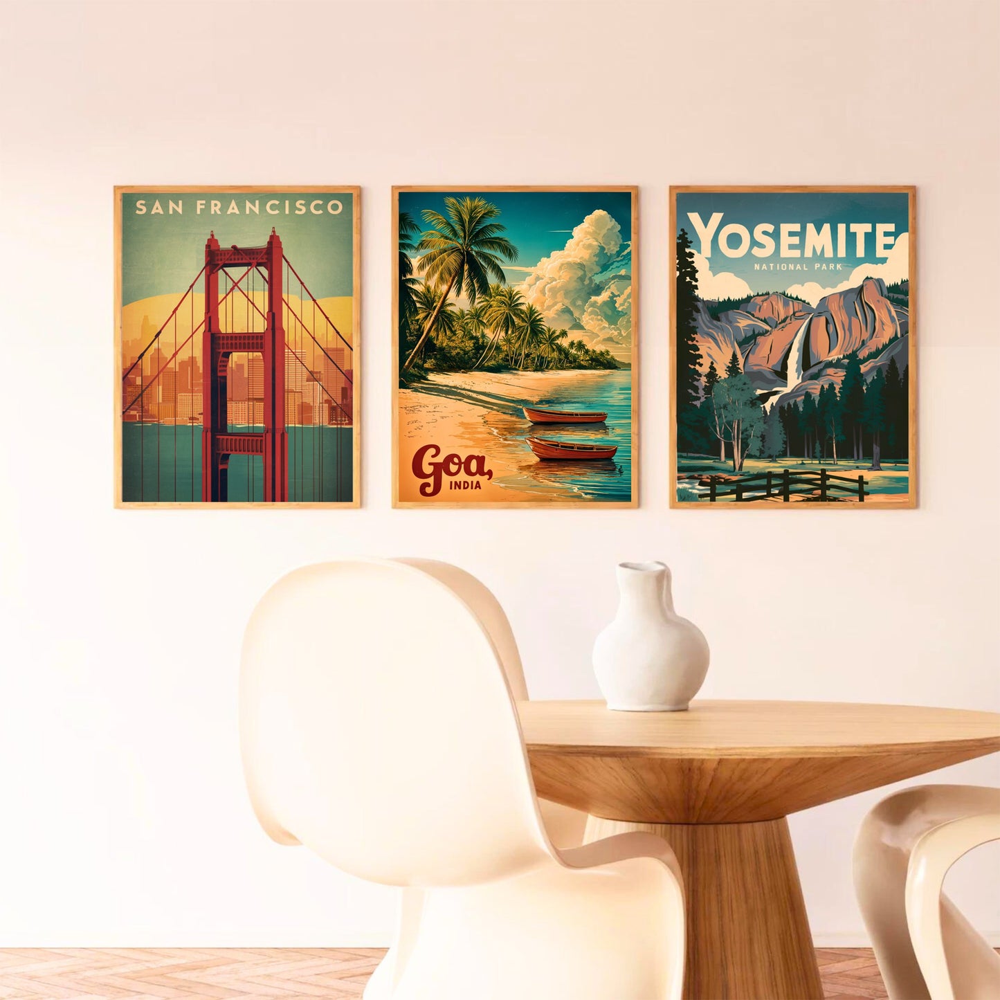 Goa Vintage Travel Poster - Captivating Island in India