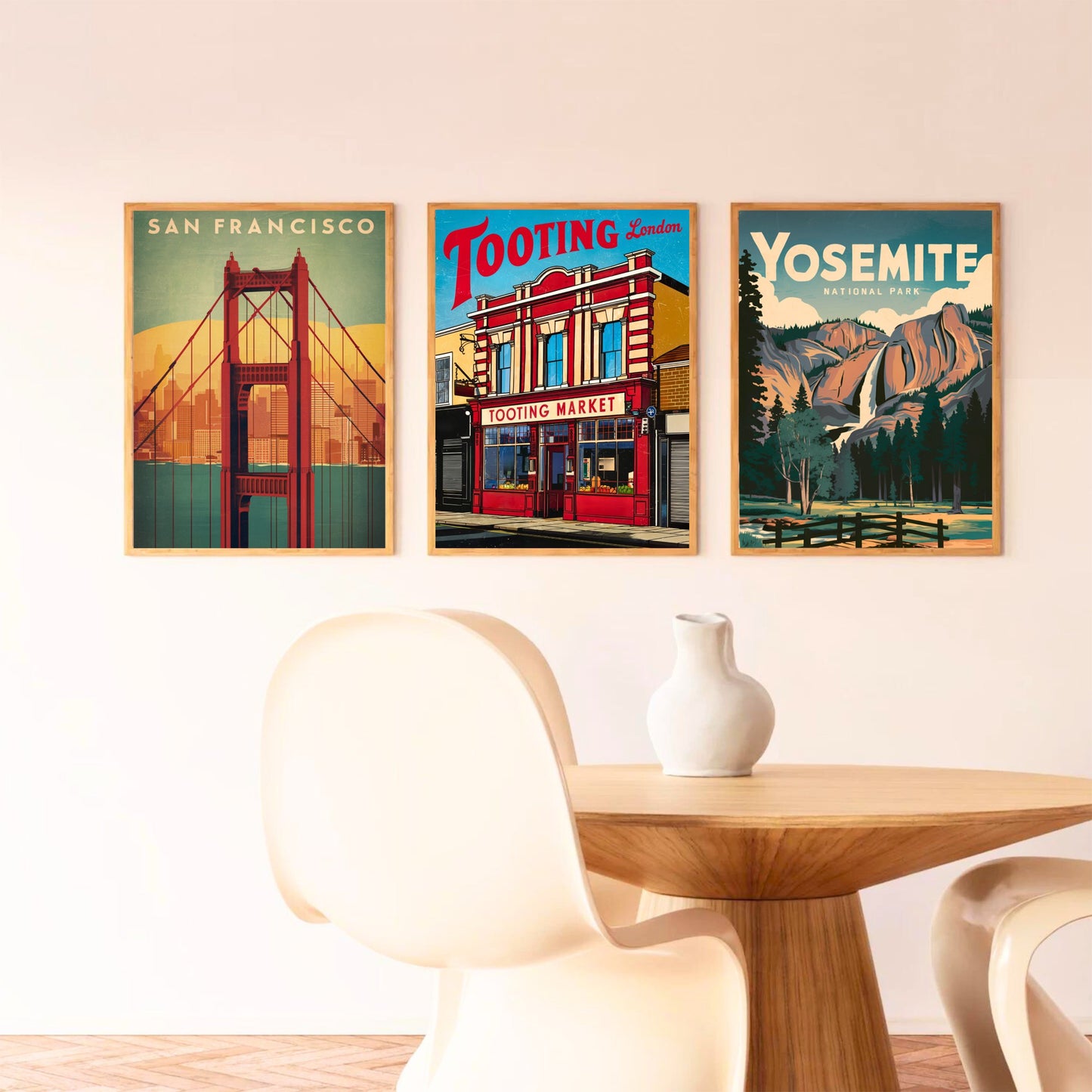 Tooting Vintage Travel Poster - Timeless Market in South London