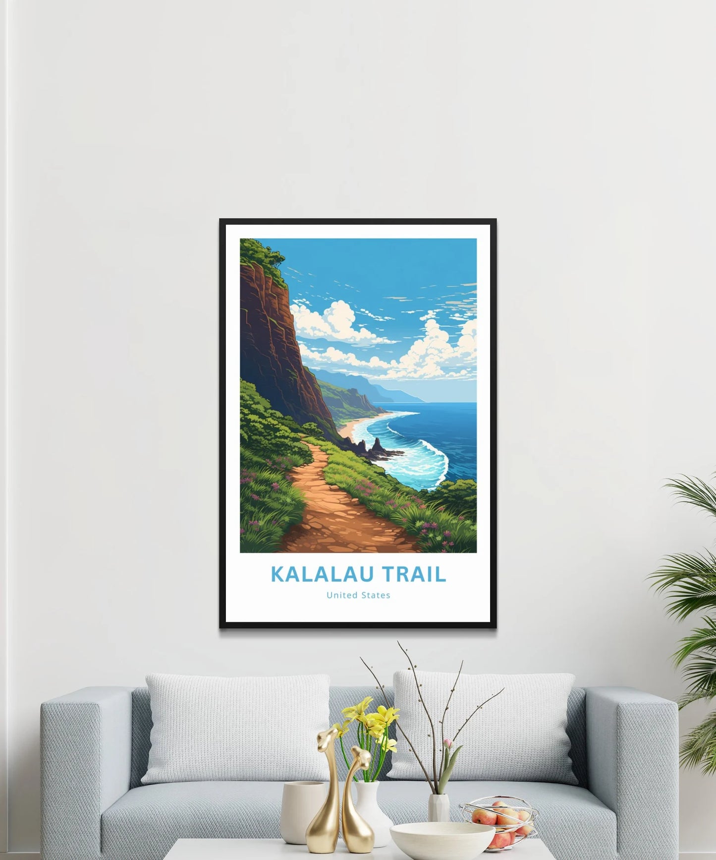 Kalalau Trail Travel Poster