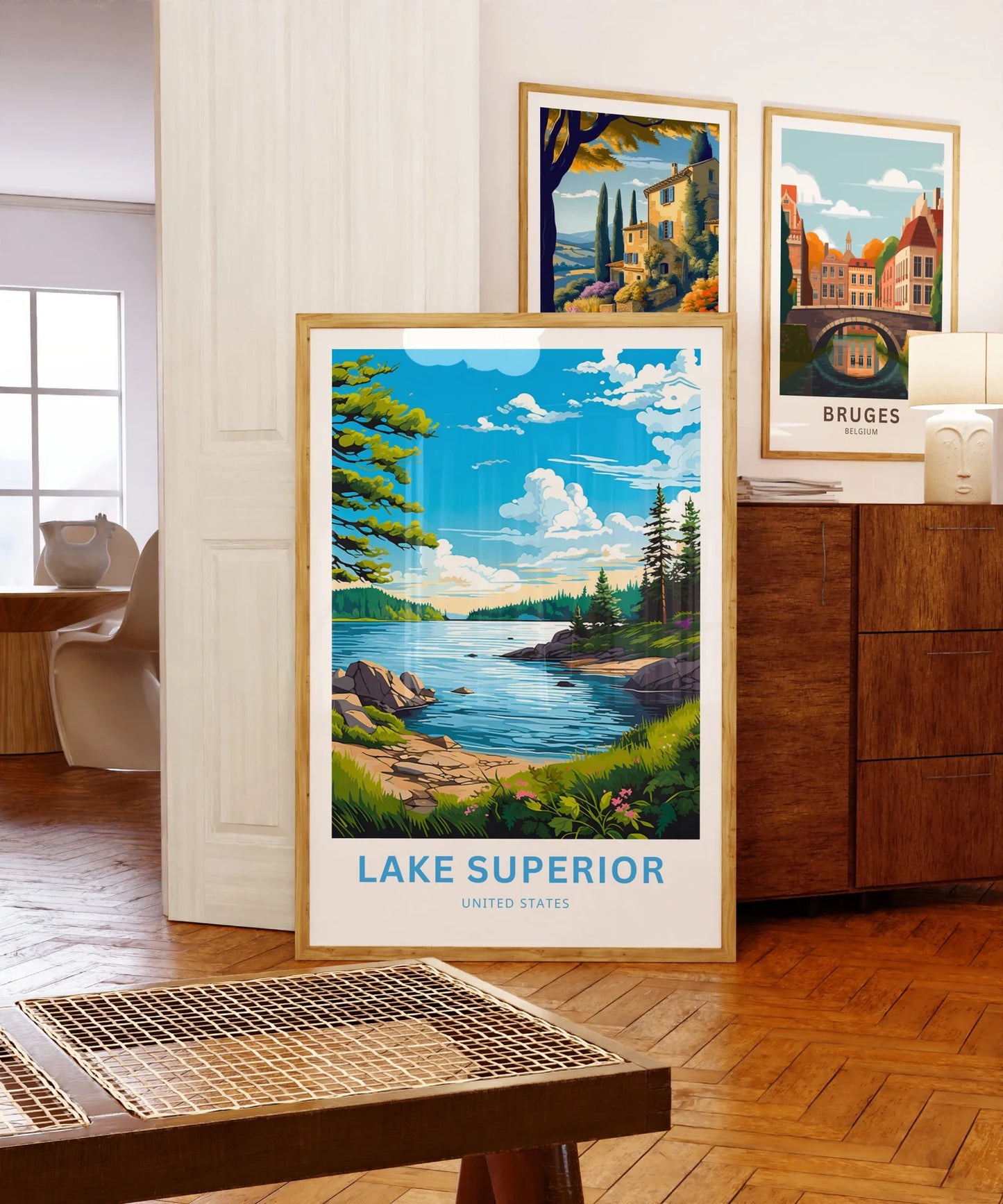 Lake Superior Travel Poster