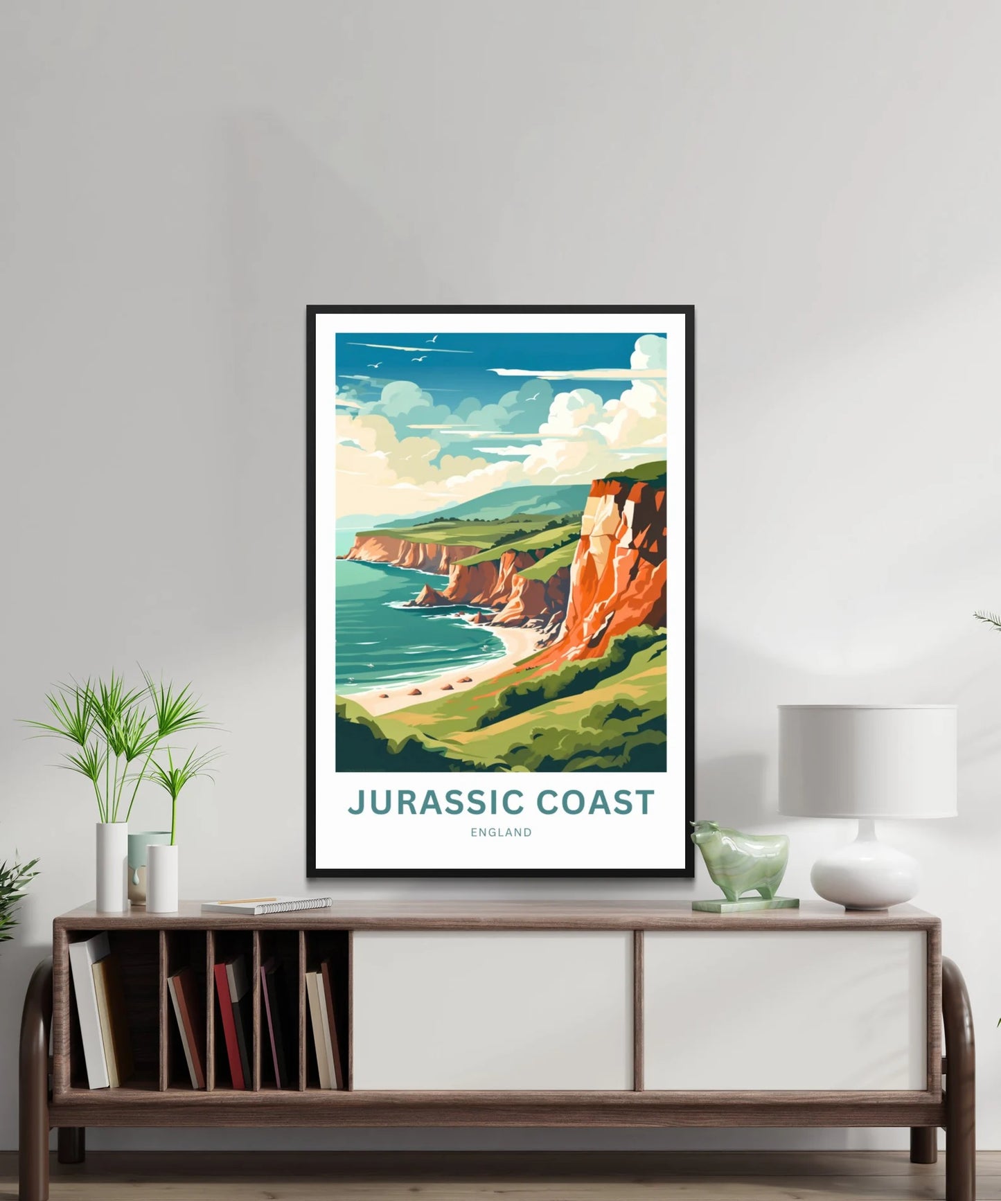 Jurassic Coast Travel Poster
