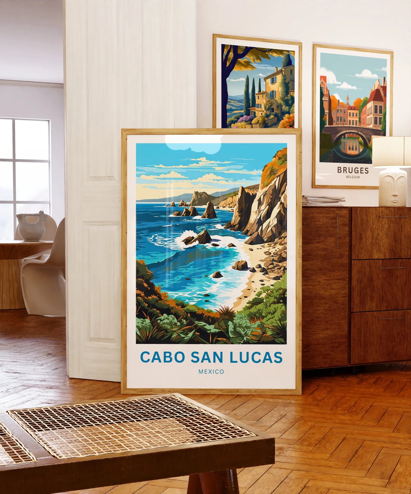 Cabo San Lucas Travel Poster- Mexico Coastal Beach