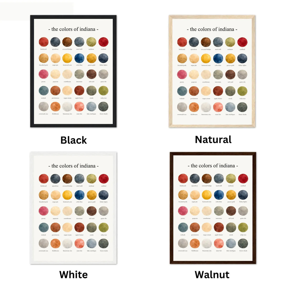 The Colors of Indiana