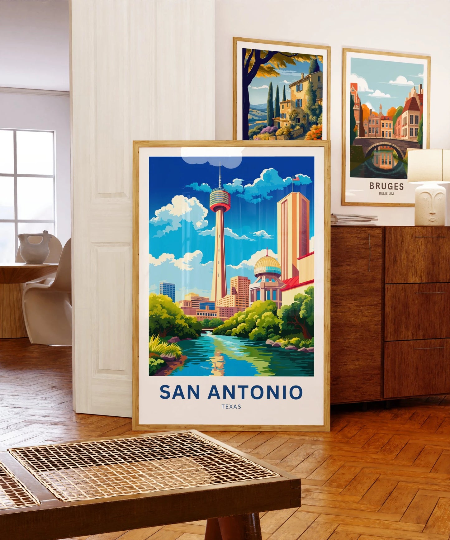 San Antonio Travel Poster