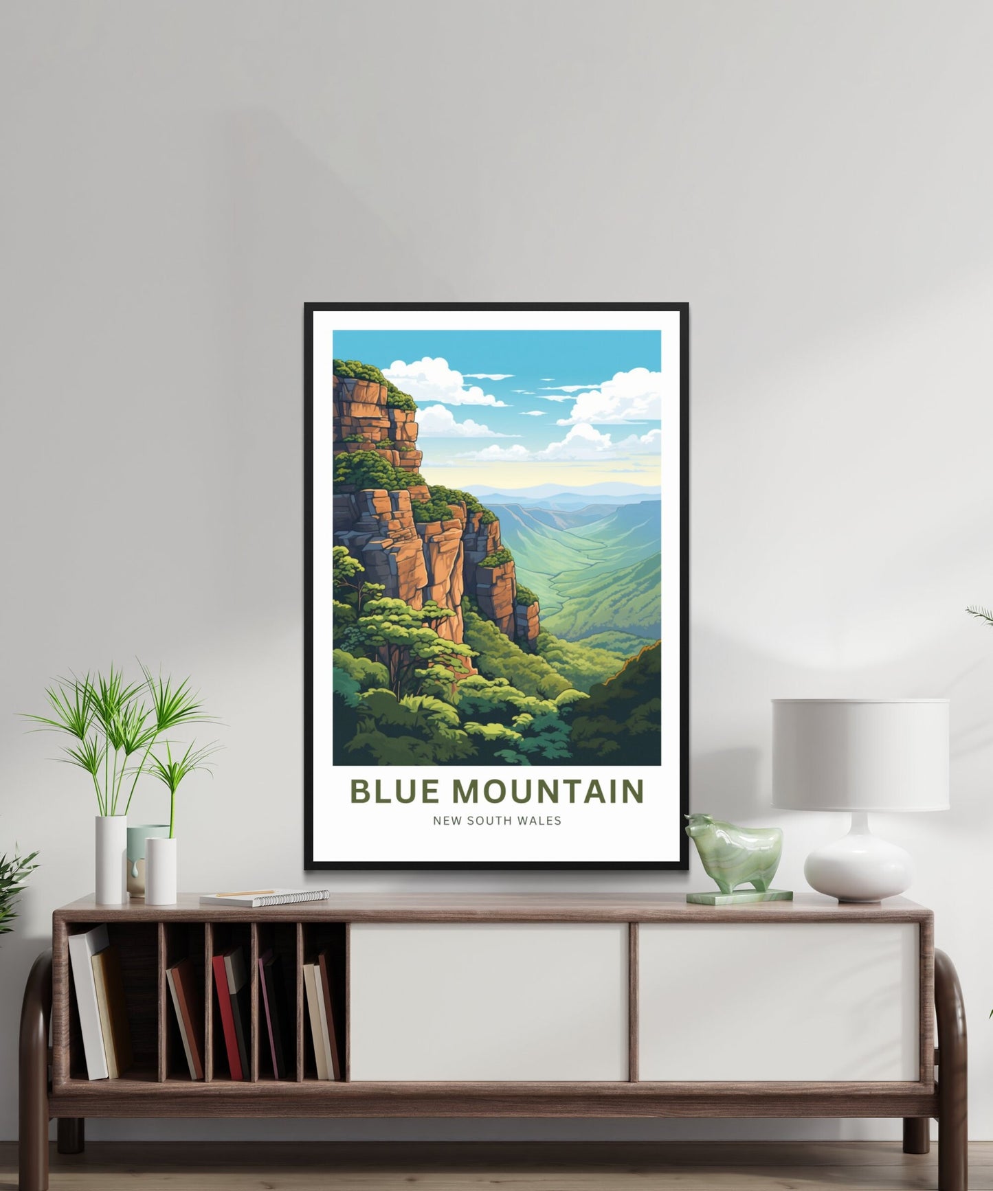 Blue Mountains Travel Poster