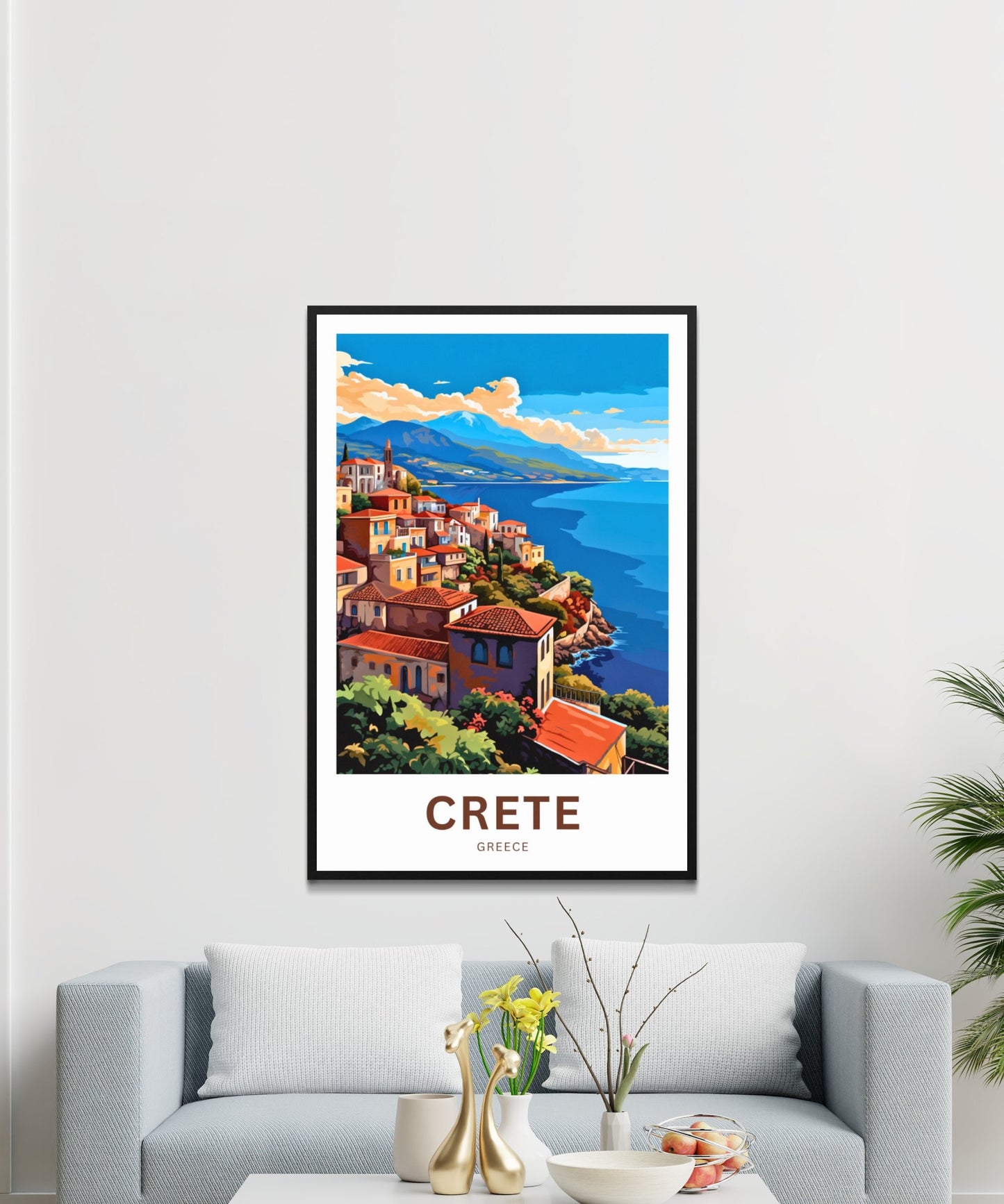 Crete Travel Poster