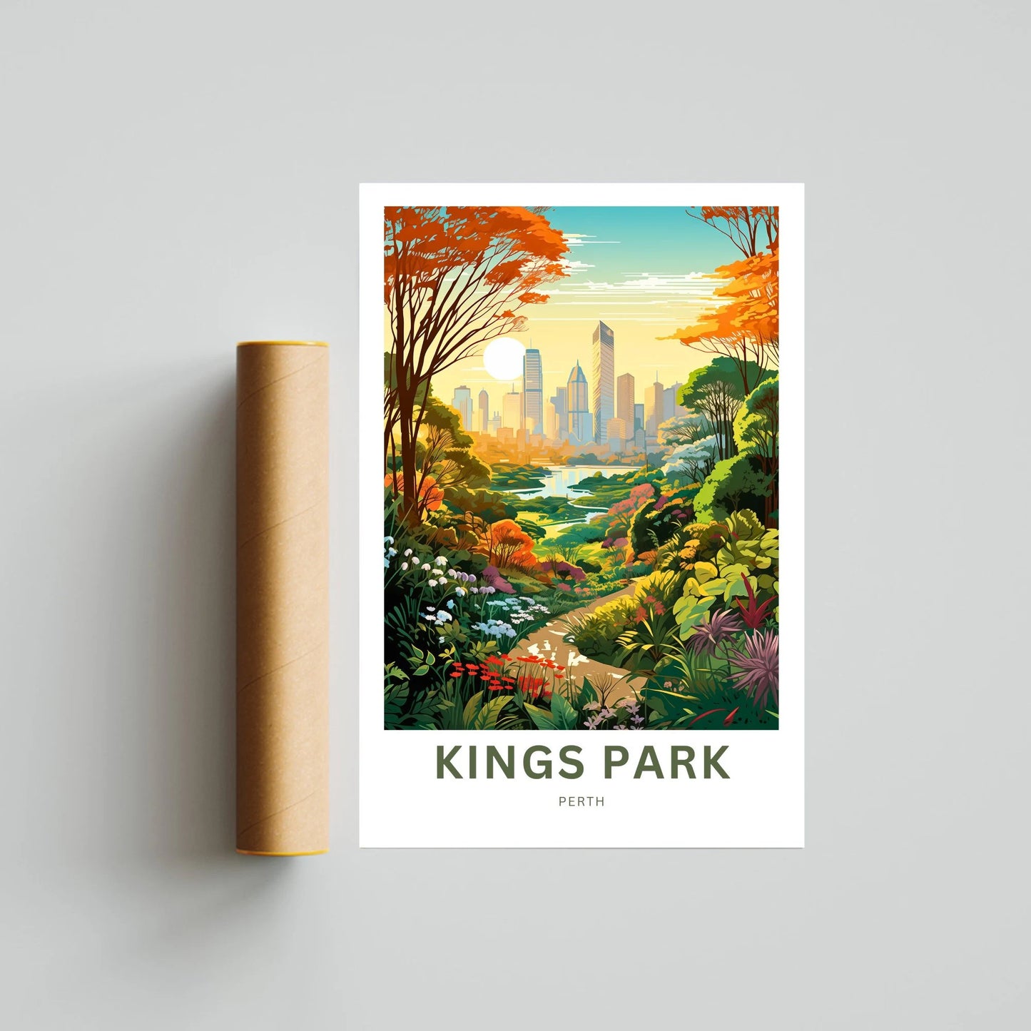Kings Park Travel Poster