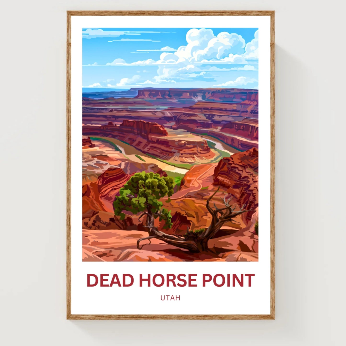 Dead Horse Point Travel Poster - Wilderness View