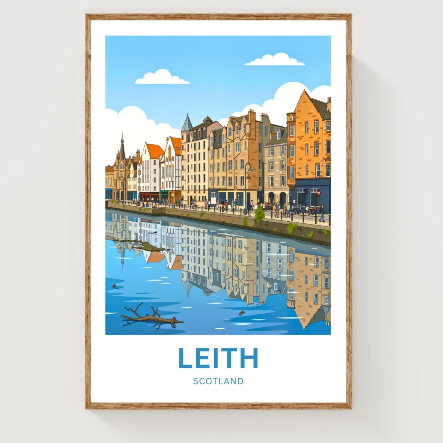 Leith Travel Poster - Scotland’s Coastal Heart