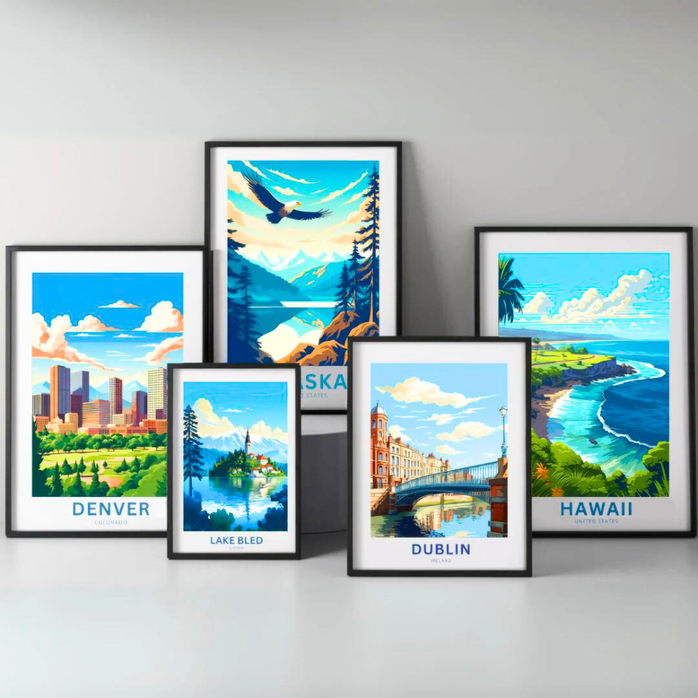 Modern Travel Posters