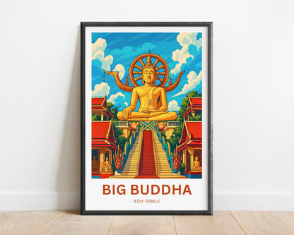 Big Buddha Travel Poster - Koh Samui