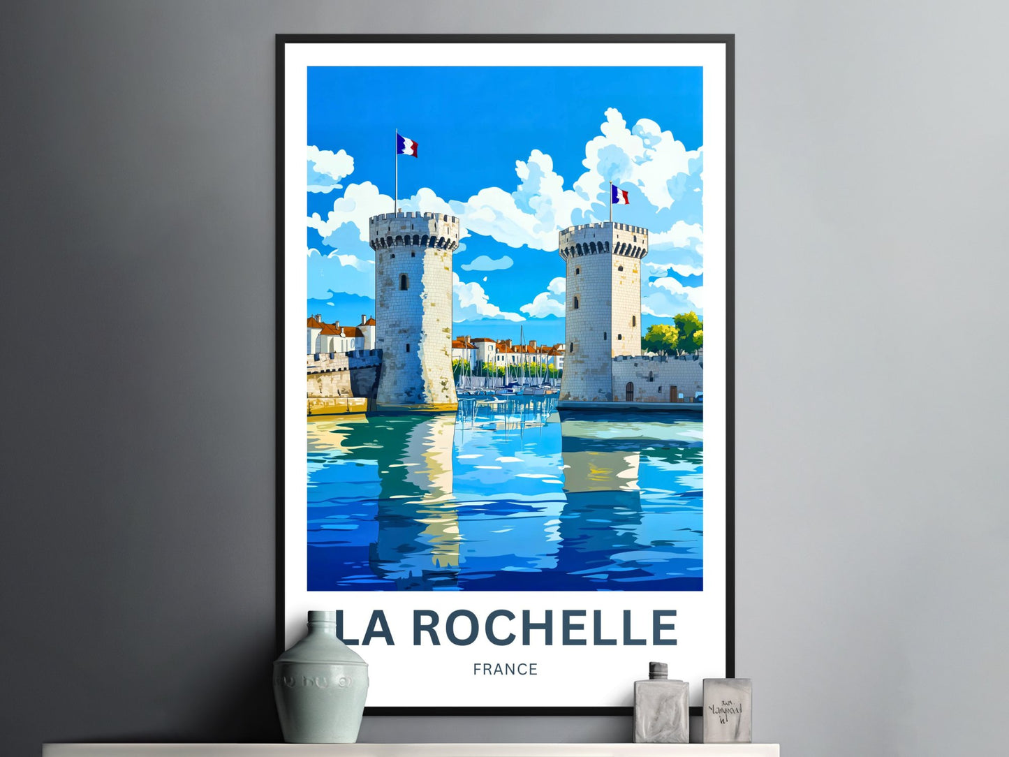 La Rochelle Travel Poster - France