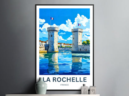 La Rochelle Travel Poster - France