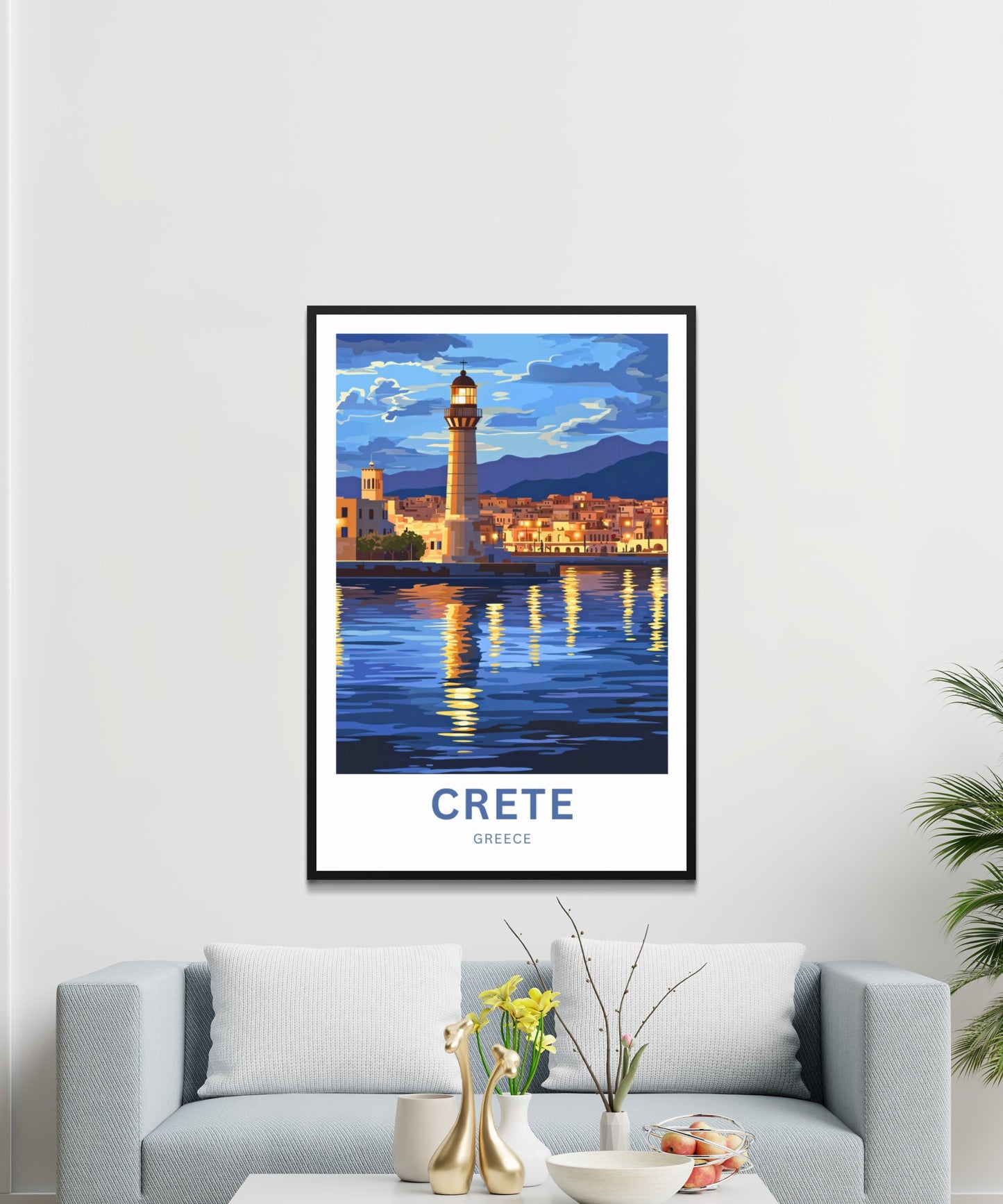 Crete Travel Poster