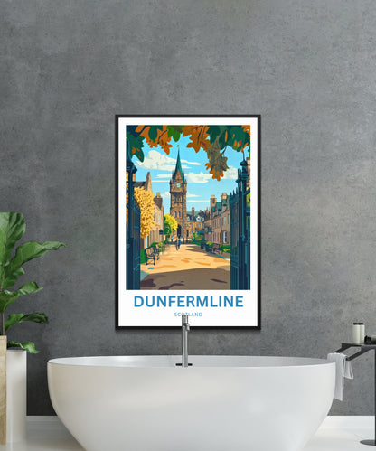 Dunfermline Travel Poster- Scotland’s Ancient Capital