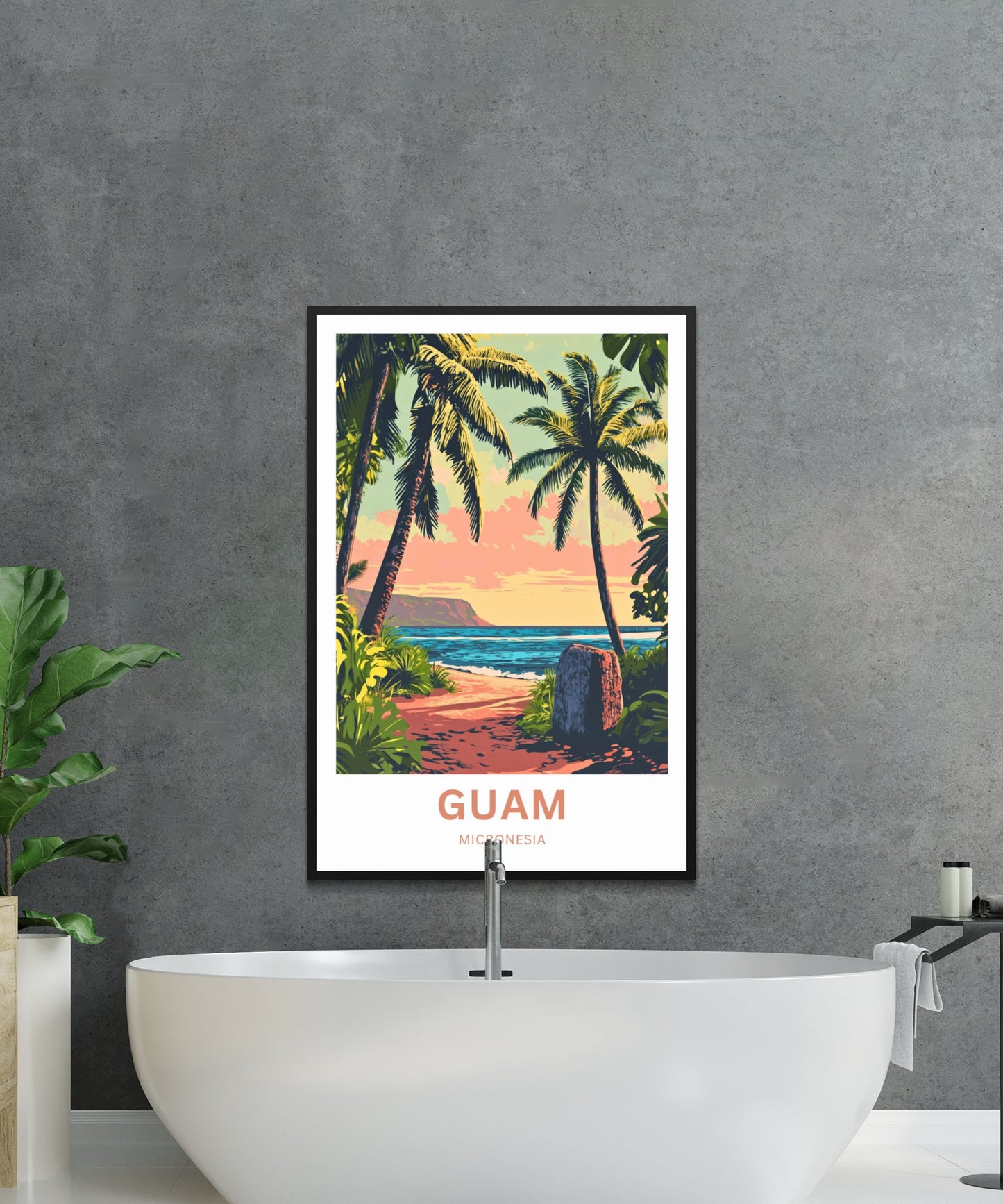 Guam Travel Poster - Island Escape in Micronesia