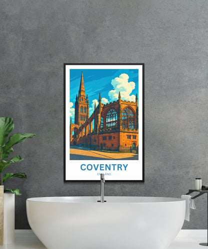 Coventry Travel Poster- England