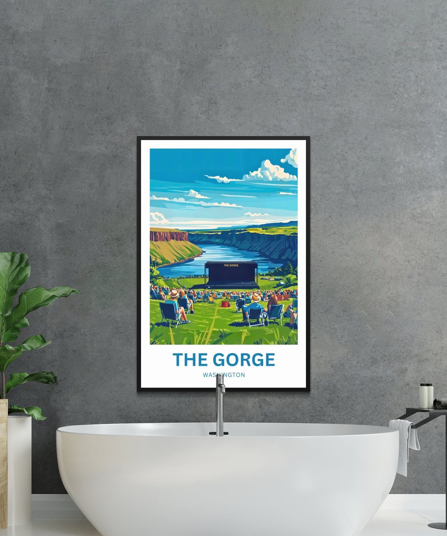 The Gorge Travel Poster- The Sound of the Gorge