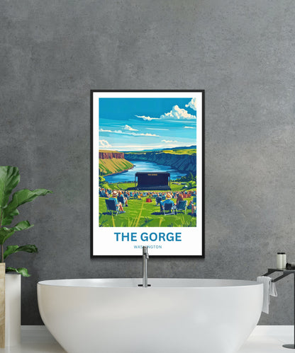 The Gorge Travel Poster- The Sound of the Gorge