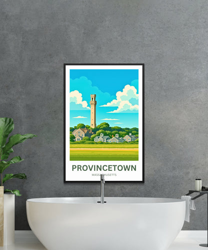 Provincetown Travel Poster- Cape Cod’s Crown