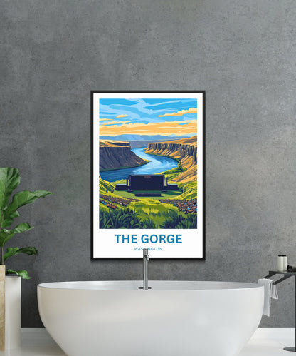 The Gorge Travel Poster- Washington State