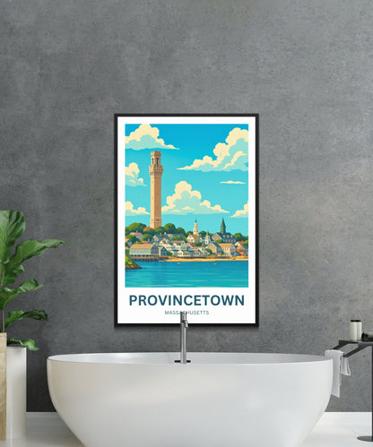 Provincetown Travel Poster- Massachusetts