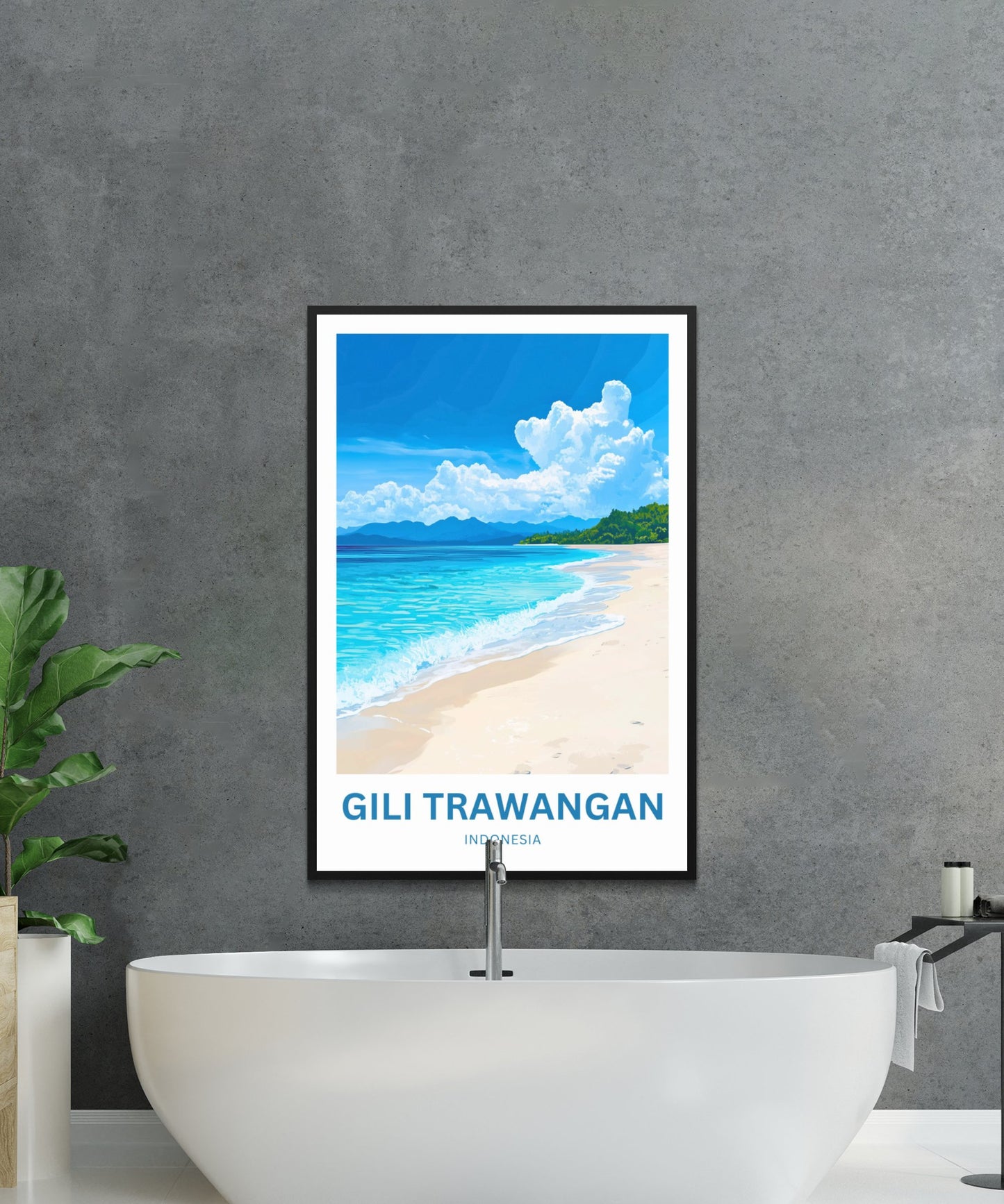 Gili Trawangan Travel Poster- Indonesia