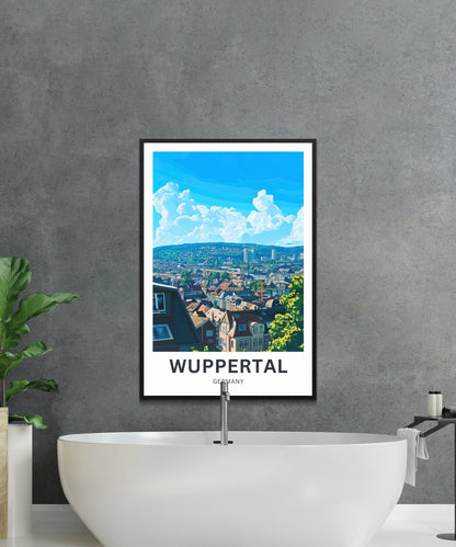 Wuppertal Travel Poster- Germany