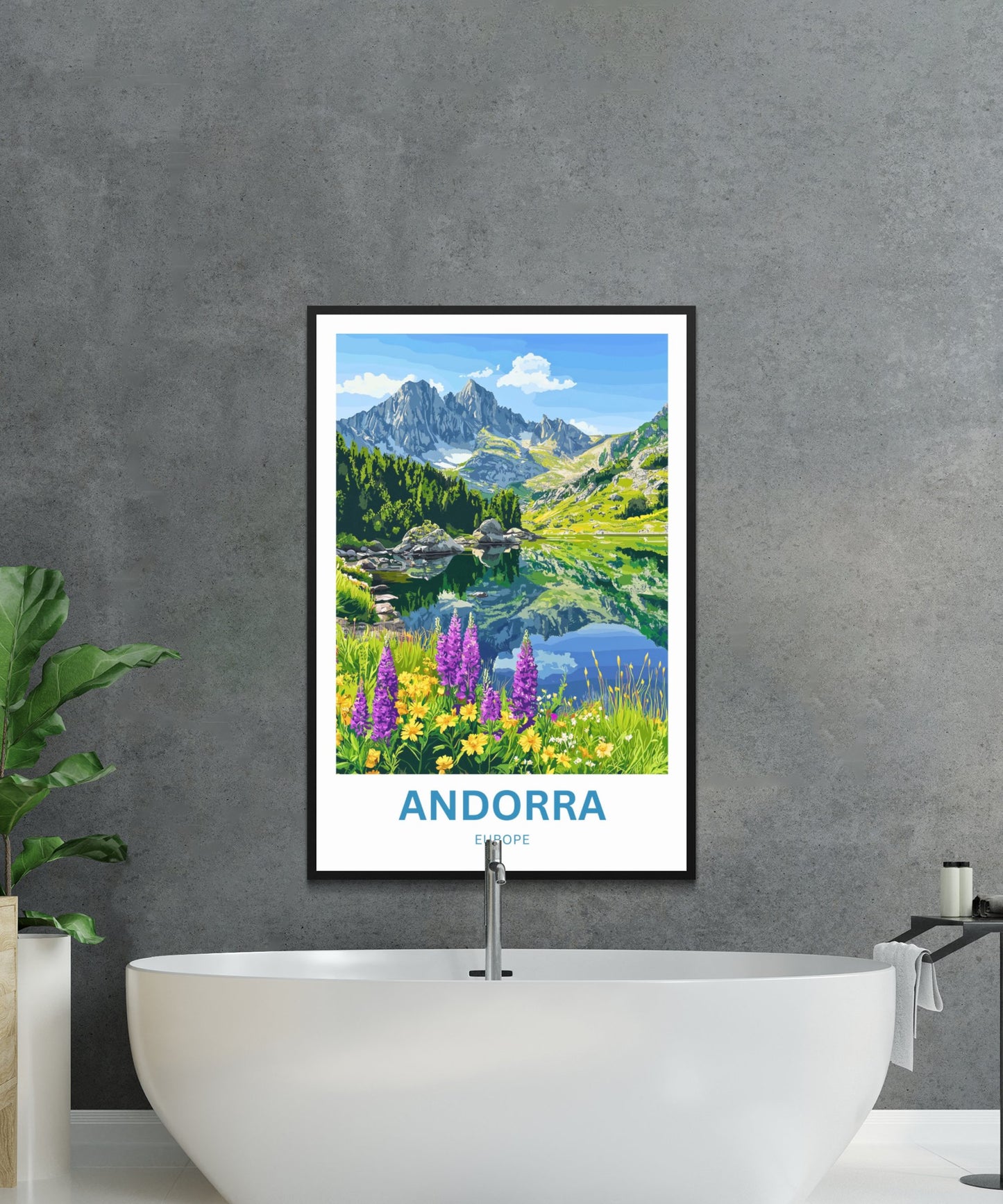 Andorra Travel Poster- Captivating Hidden Gems