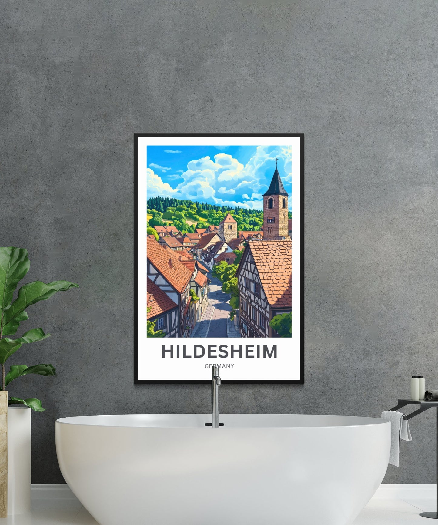 Hildesheim Travel Poster- Captivating Village