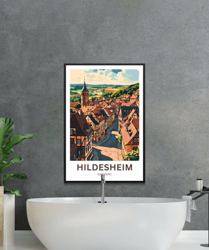 Hildesheim Travel Poster- Germany